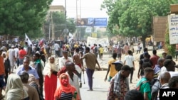 FILE - Sudanese protesters take to the streets in the southern area of the capital Khartoum on July 1, 2022, a day after a mass demonstration joined by tens of thousands was met with the deadliest violence so far this year. 