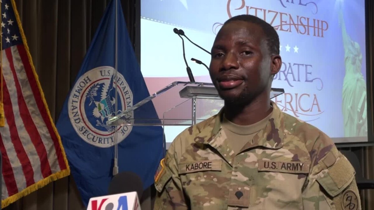 Three soldiers of African origin among 40 new Americans in New York