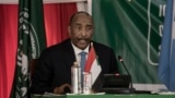 FILE — Sudan's President of the Transitional Sovereignty Council Abdel Fattah al-Burhan delivers a speech during the 39th IGAD extraordinary summit in Nairobi on July 5, 2022.