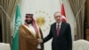 Suudi Arabistan Veliaht Prensi Muhammed bin Selman Ankara'da Cumhurbaşkanı Recep Tayyip Erdoğan'la buluştu.