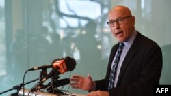 Tom Andrews, the UN Special Rapporteur on the situation of human rights in Myanmar, speaks during a press conference at a hotel in Kuala Lumpur on June 23, 2022.