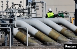 Pipa gas Nord Stream 1 di Lubmin, Jerman, 8 Maret 2022. (Foto: Reuters)