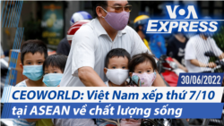 CEOWORLD: Việt Nam xếp thứ 7/10 tại ASEAN về chất lượng sống | Truyền hình VOA 30/6/22