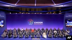 Dignitaries and delegates attend the opening ceremony of the Commonwealth Heads of Government Meeting (CHOGM) on Friday, June 24, 2022 in Kigali, Rwanda.
