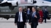 미국의 제이크 설리번 백악관 국가안보좌관(왼쪽)과 토니 블링컨 국무장관이 G7 정상회의가 열린 독일에서 나토 정상회의가 열리는 스페인 마드리드로 가기 위해 뮌헨 공항에 도착했다.