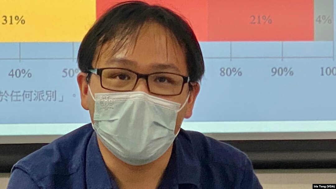 香港伍倫貢學院社會科學院助理教授李敏剛表示,當局在反修例運動後只著重中國國家安全,拒絕與年輕人溝通,可能令年輕人對政府失去期望。(美國之音湯惠芸)