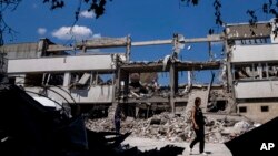 Uništena zgrada Pedagoškog fakulteta u Harkovu