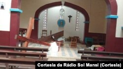 Igreja da Paróquia de Santa Isabel em Gabú vandalizada, Guiné-Bissau, 2 Julho 2022