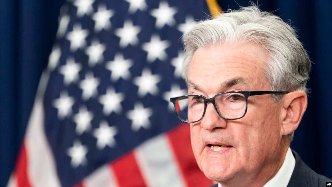 Federal Reserve Chairman Jerome Powell speaks during a news conference following an Open Market Committee meeting at the Federal Reserve Board Building, June 15, 2022, in Washington.
