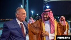 Kazimî Û Muhammed Bin Salamn li Riyad - Erebistana Saûdî 25 Hezîranê 2022