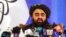 FILE - Taliban Foreign Minister Amir Khan Muttaqi speaks during a news conference in Kabul, Afghanistan, Sept. 14, 2021.