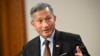 FILE - Singapore's Minister of Foreign Affairs Vivian Balakrishnan gives a press statement in Berlin, Germany, on April 4, 2022. 