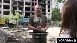 Vitali Klitschko, Ukrainian politician and former professional boxer, current mayor of Kyiv talking to VOA. June 2022.