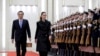 FILE - New Zealand Prime Minister Jacinda Ardern (R) and China's Premier Li Keqiang attend a welcome ceremony at the Great Hall of the People in Beijing, April 1, 2019.