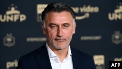 Christophe Galtier lors de la 30e édition de la cérémonie de récompense des meilleurs acteurs de ligue 1, Paris, le 15 mai 2022.