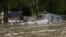 Las inundaciones afectaron propiedades a lo largo del río Clarks Fork Yellowstone cerca de Bridger, Montana, EEUU, el lunes 13 de junio de 2022.