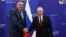 Dodik i Putin se susreli tokom ekonomskog foruma u Sankt Peterburgu. (Fotografija preuzeta sa Twitter naloga Milorada Dodika)
