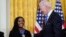 President Joe Biden awards the nation's highest civilian honor, the Presidential Medal of Freedom, to gymnast Simone Biles during a ceremony at the White House in Washington, July 7, 2022.