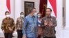 Dirjen WHO Dr Tedros Adhanom Ghebreyesus mengapresiasi Kepemimpinan Indonesia di G20 dan Penanganan COVID-19 di tanah air, dalam pertemuan di Istana Kepresidenan Jakarta, Selasa, 21 JUni 2022. (Twitter/setkabgoid)