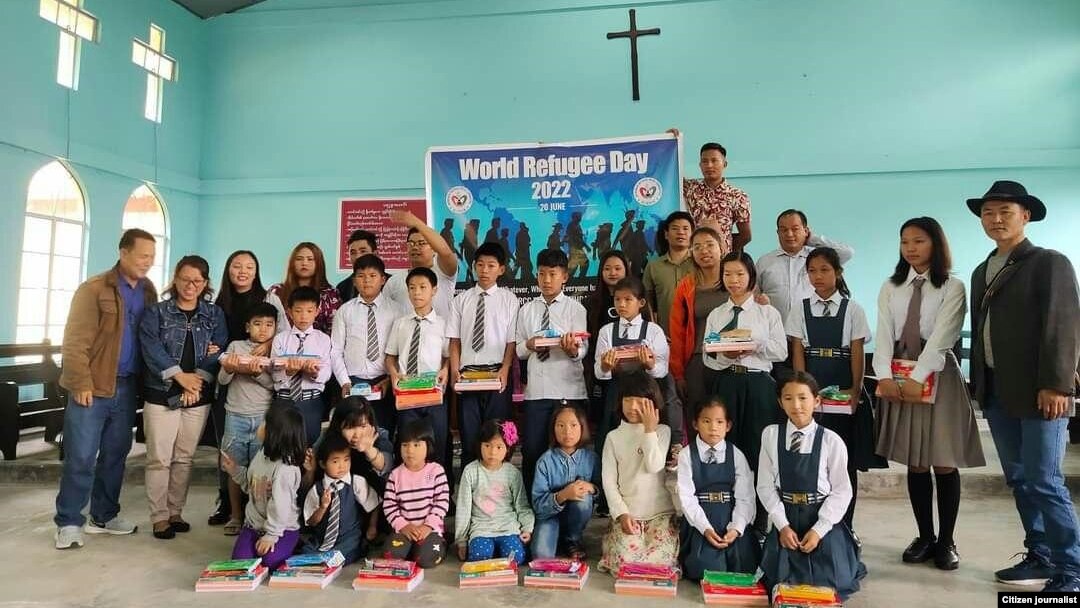 မီဇိုရမ်ရောက် ချင်းဒုက္ခသည်ကလေးများ / မီဇိုရမျရောကျ ခငြျးဒုက်ခသညျကလေးမြား