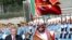 Turkey's President Recep Tayyip Erdogan (L) reviews the honour guard as he welcomes Crown Prince of Saudi Arabia Mohammed bin Salman, center, during an official ceremony in Ankara, on June 22, 2022. 