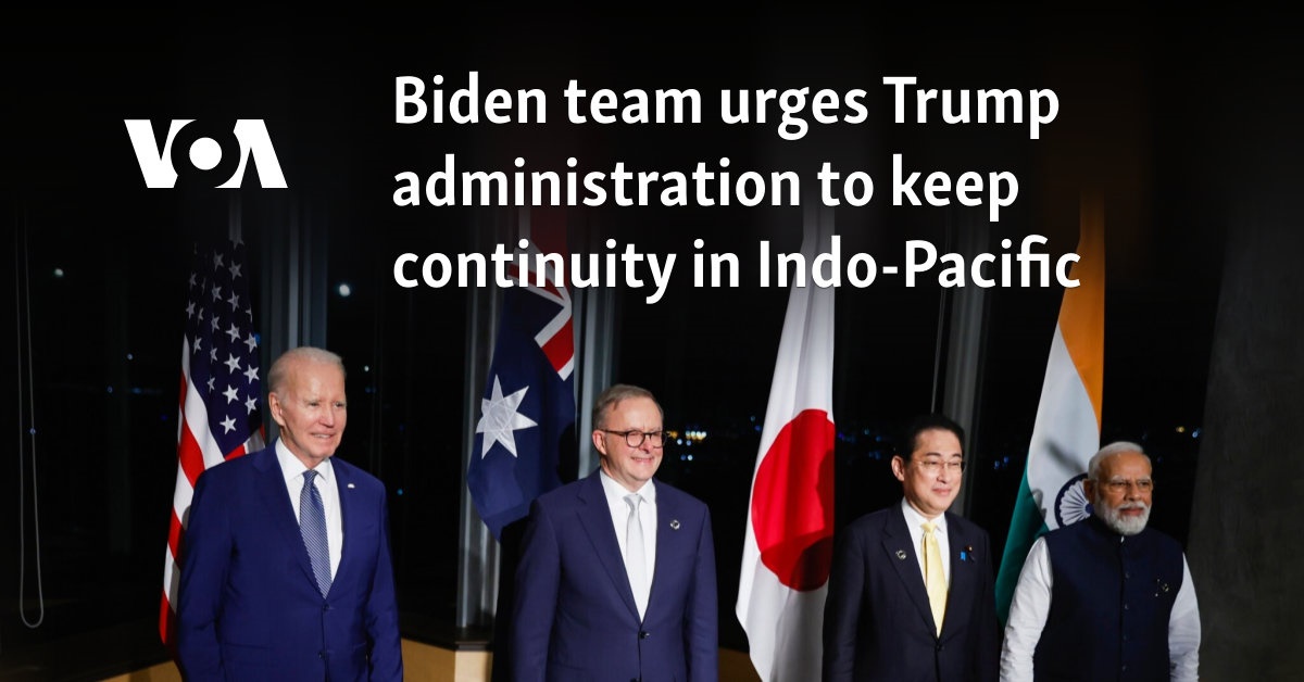 Biden team urges Trump administration to keep continuity in Indo-Pacific 