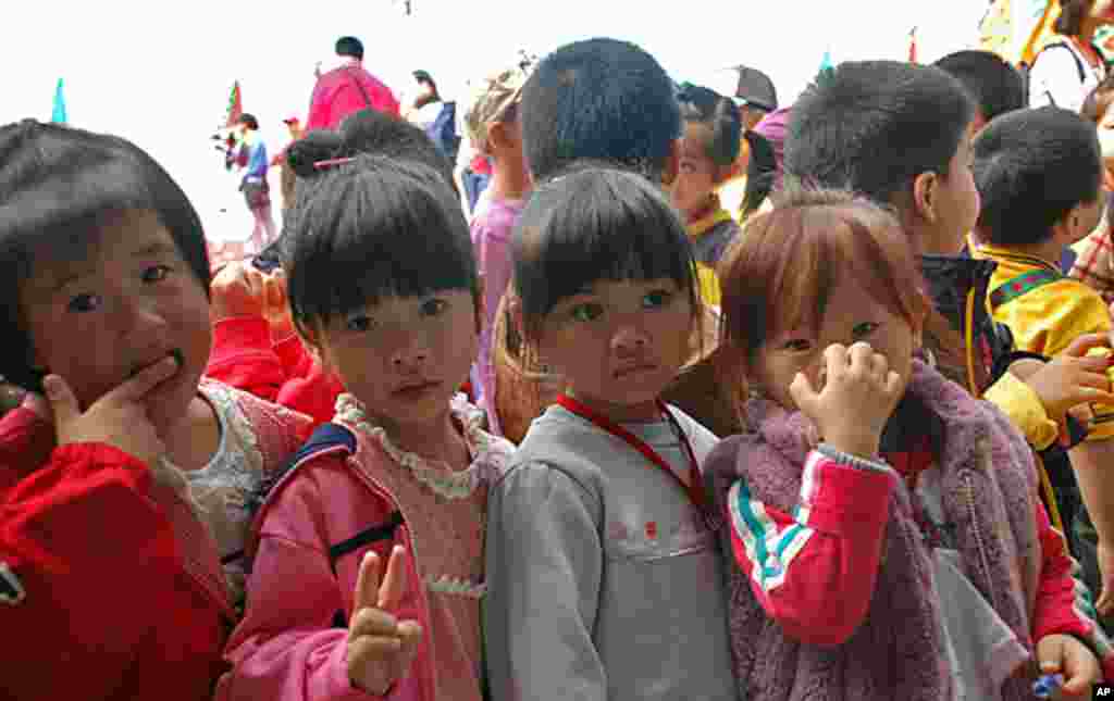 幼儿园的小朋友们