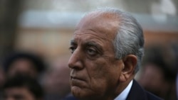 Washington's peace envoy Zalmay Khalilzad attends the inauguration ceremony for Afghan President Ashraf Ghani at the presidential palace in Kabul, Afghanistan, Monday, March 9, 2020.