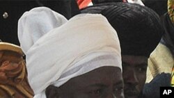 Sabon Sarkin Bauchi, mai martaba Rilwanu Sulaiman Adamu, a ranar da ake nada shi sarautar kujerar mahaifinsa, marigayi Alhaji Sulaiman Adamu Jumba.