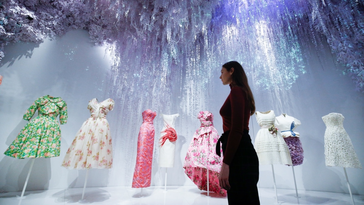 Princess Margaret's iconic 21st birthday gown goes on display at the V&A's  Dior exhibition