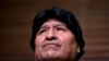 El expresidente de Bolivia, Evo Morales, durante una conferencia de prensa sobre el rechazo a su plan de postularse para senador en Buenos Aires en Argentina, viernes 21 de febrero de 2020.