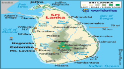 SriLanka map