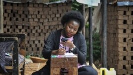 Stella Maris Basemera, a mathematics teacher who heads a Uganda-based group of tutors called Creative Learning Africa, writes work for students to complete which she sends them as a private tutor via WhatsApp, at her home just outside Kampala, Uganda.