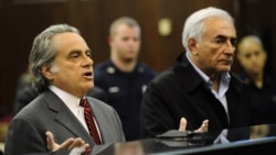 Dominique Strauss-Kahn with his lawyer Benjamin Brafman in a court in New York City Monday. ,