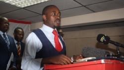 Zimbabwe Opposition Leader Nelson Chamisa in South Africa