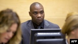 Germain Katanga lors de son procès à la Cour Pénale Internationale à La Haye, mai 2014. Source: AFP