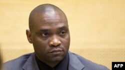 L'ancien chef de guerre congolais Germain Katanga lors de son procès à la Cour pénale internationale, à La Haye, 23 mai 2014.