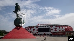 Stadion klub Spartak Moscow yang akan menjadi salah satu stadion bagi pertandingan Piala Dunia di Moskow, Rusia (foto: dok).