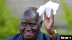 Former Zambian president Kenneth Kaunda