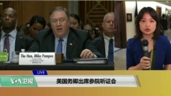 VOA连线(李逸华):美国务卿出席参院听证会美中关系