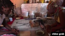 A traditional healer at work.