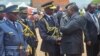 Vice President Constantino Chiwenga with senior Zanu PF and government officials at the National Heroes Acre in Harare