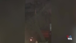 ویدیوی منتسب به حمله ساعت ۱۱ شب در منطقه سپهراد واقع در جنت‌آباد، غرب تهران - شنبه ۸ فروردین