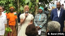 Ivanka Trump announced a $2 million investment in women in the Ivory Coast cocoa industry, April 17, 2019. 