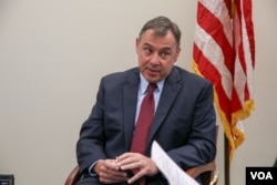 U.S. Ambassador to Cambodia William A. Heidt says he feels “very lucky” to be in Cambodia at a time “when really there are a lot of interesting possibilities to work together more closely on those issues.” (Nov Povleakhena/VOA Khmer)