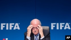 Sepp Blatter, le 20 mars 2015 à Zurich. (AP Photo/Keystone,Ennio Leanza)