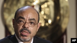 Ethiopian Prime Minister Meles Zenawi (file photo)