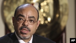 Ethiopian Prime Minister Meles Zenawi (file photo)