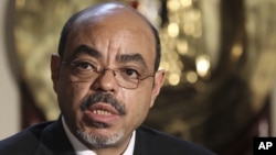  Ethiopian Prime Minister Meles Zenawi (file photo)