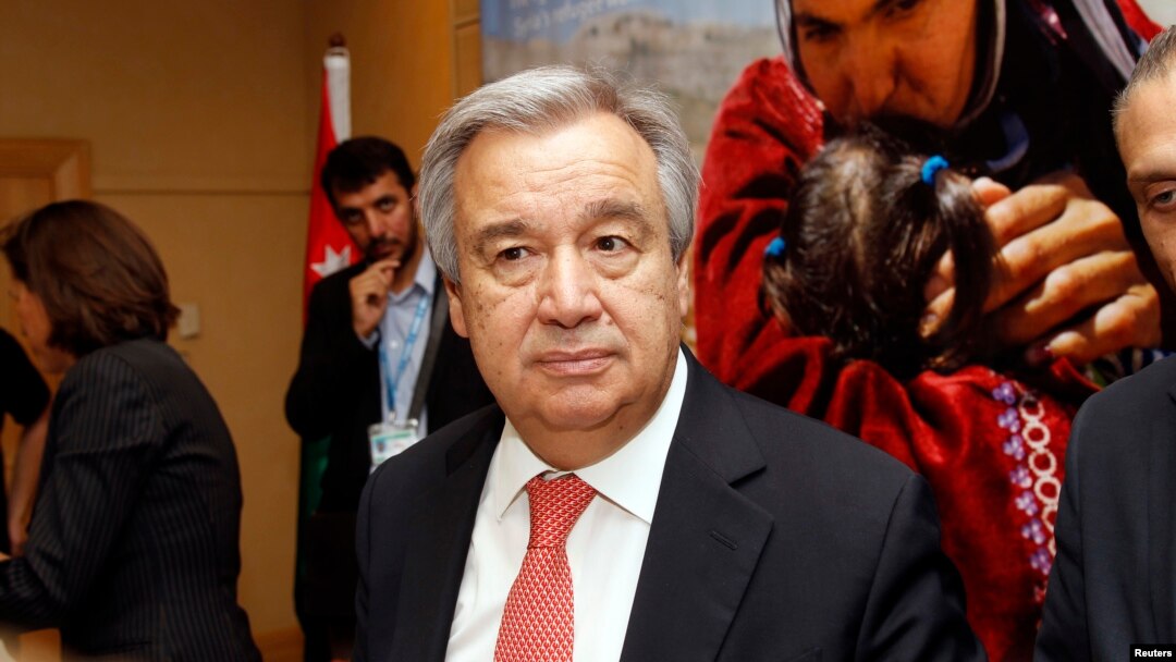 Ketua UNHCR Antonio Guterres menjadi tuan rumah konferensi penyelamatan pencarai suaka lewat laut di Jenewa, Swiss (foto: dok).